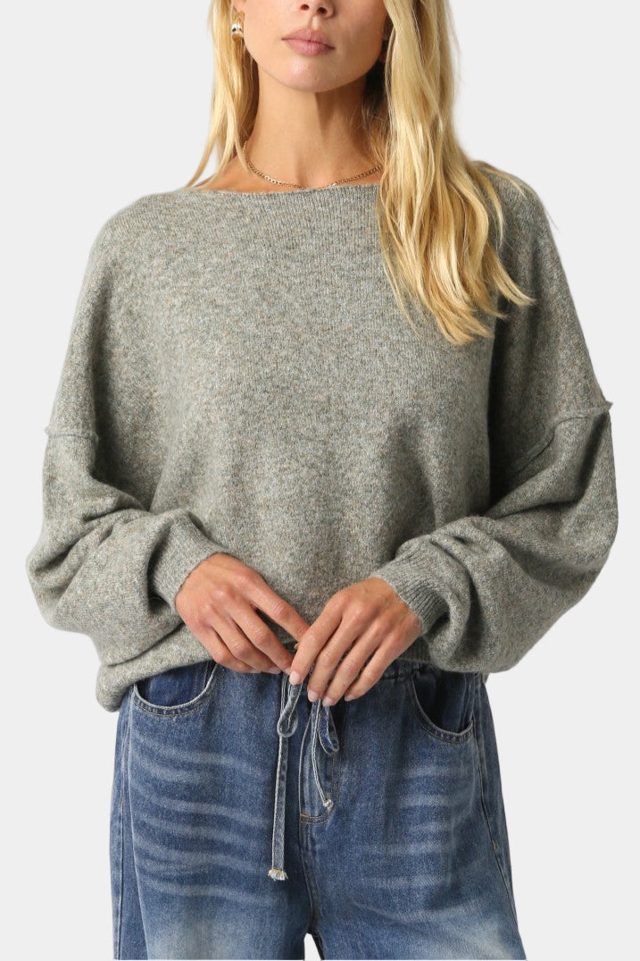 Loren Boat Neck Sweater