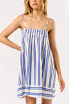 Dylan Striped Mini Shift Dress