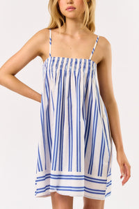 Dylan Striped Mini Shift Dress