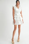 Danielle Ruffled Mini Dress