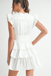 Danielle Ruffled Mini Dress