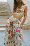 Remi Floral Crop Top & Skirt Set