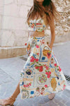 Remi Floral Crop Top & Skirt Set