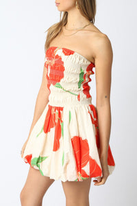 Kalani Smocked Bubble Mini Dress