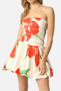 Kalani Smocked Bubble Mini Dress