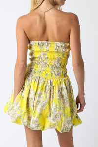 Rosie Smocked Mini Bubble Dress