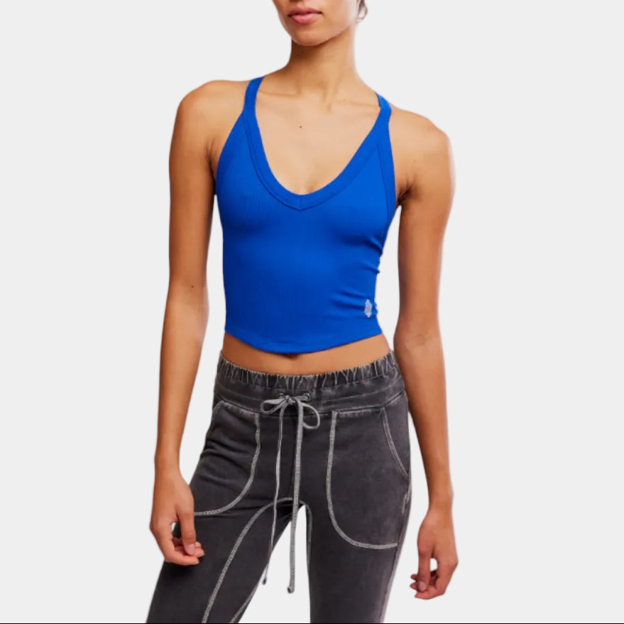 FP Movement All Clear V Neck Cami in Electric Shock