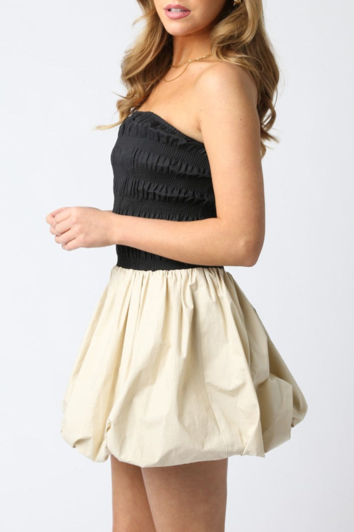 Bella Strapless Balloon Mini Dress