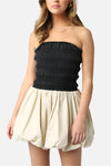 Bella Strapless Balloon Mini Dress