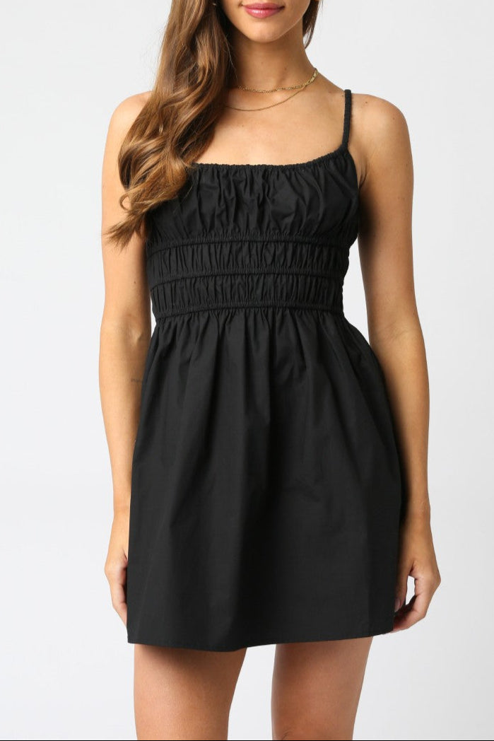 Selena Smocked Mini Dress