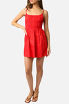 Selena Smocked Mini Dress