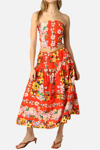 Emerson Floral Top & Maxi Skirt Set