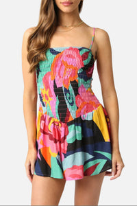 Baylin Tropical Mini Dress