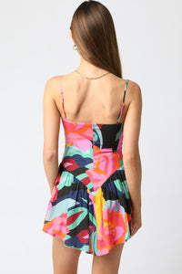 Baylin Tropical Mini Dress