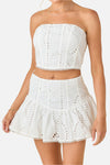 Reese Embroidered Skirt Set