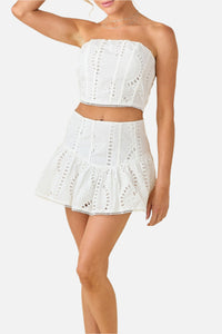 Reese Embroidered Skirt Set