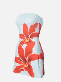 Amery Hibiscus Floral Mini Dress