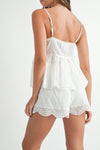 Leah Eyelet Lace Tank Top & Shorts Set
