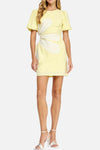 Sunny Flower Detail Mini Dress