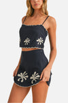 Hope Linen Cami Top & Mini Skirt Set