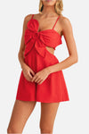 Maura Linen Flower Cutout Romper