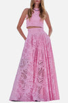 Maise Eyelet Crop Tank & Skirt Set