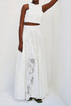 Maise Eyelet Crop Tank & Skirt Set