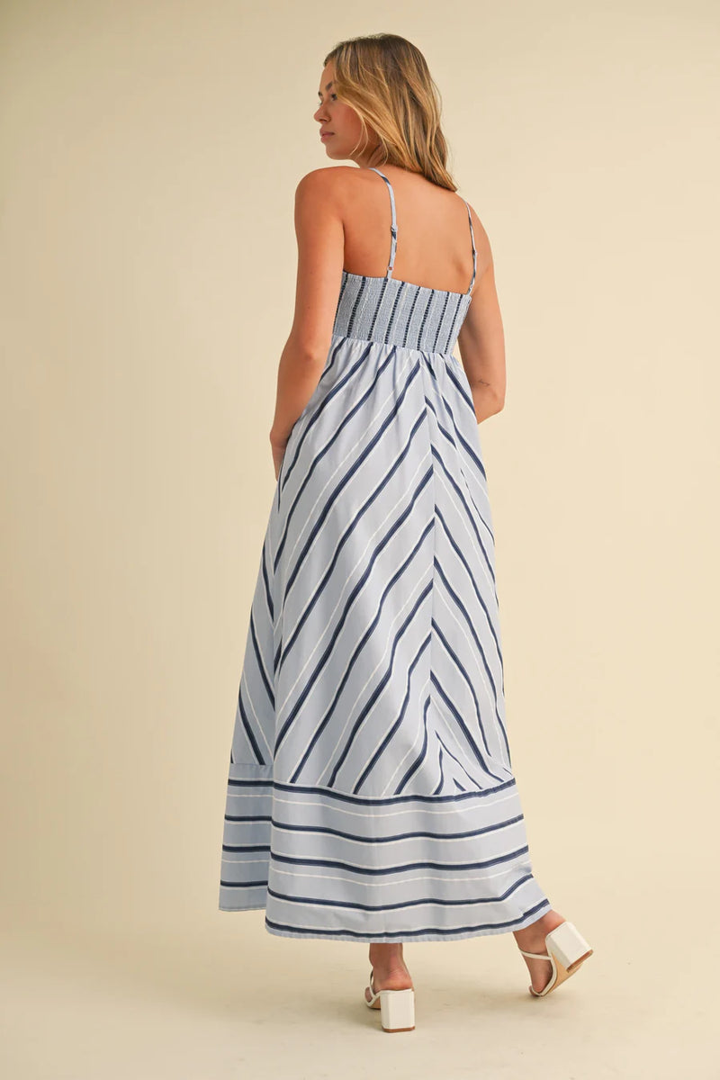 Brooklyn Striped Maxi Dress