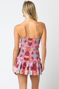 Hollie Smocked Ruffle Mini Dress