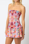 Hollie Smocked Ruffle Mini Dress