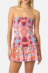 Hollie Smocked Ruffle Mini Dress
