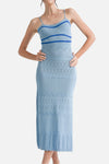 Jenni Knit Crochet Midi Dress