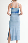 Jenni Knit Crochet Midi Dress