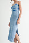 Jenni Knit Crochet Midi Dress