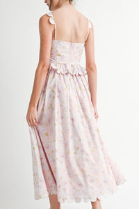 Lana Rose Printed Top & Midi Skirt Set