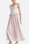 Lana Rose Printed Top & Midi Skirt Set