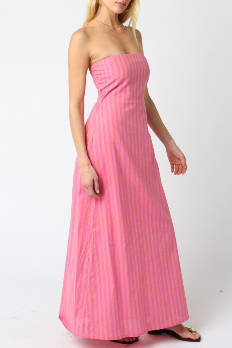Jane Strapless Maxi Dress