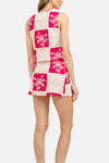 Isabella Patchwork Crochet Mini Skirt Set