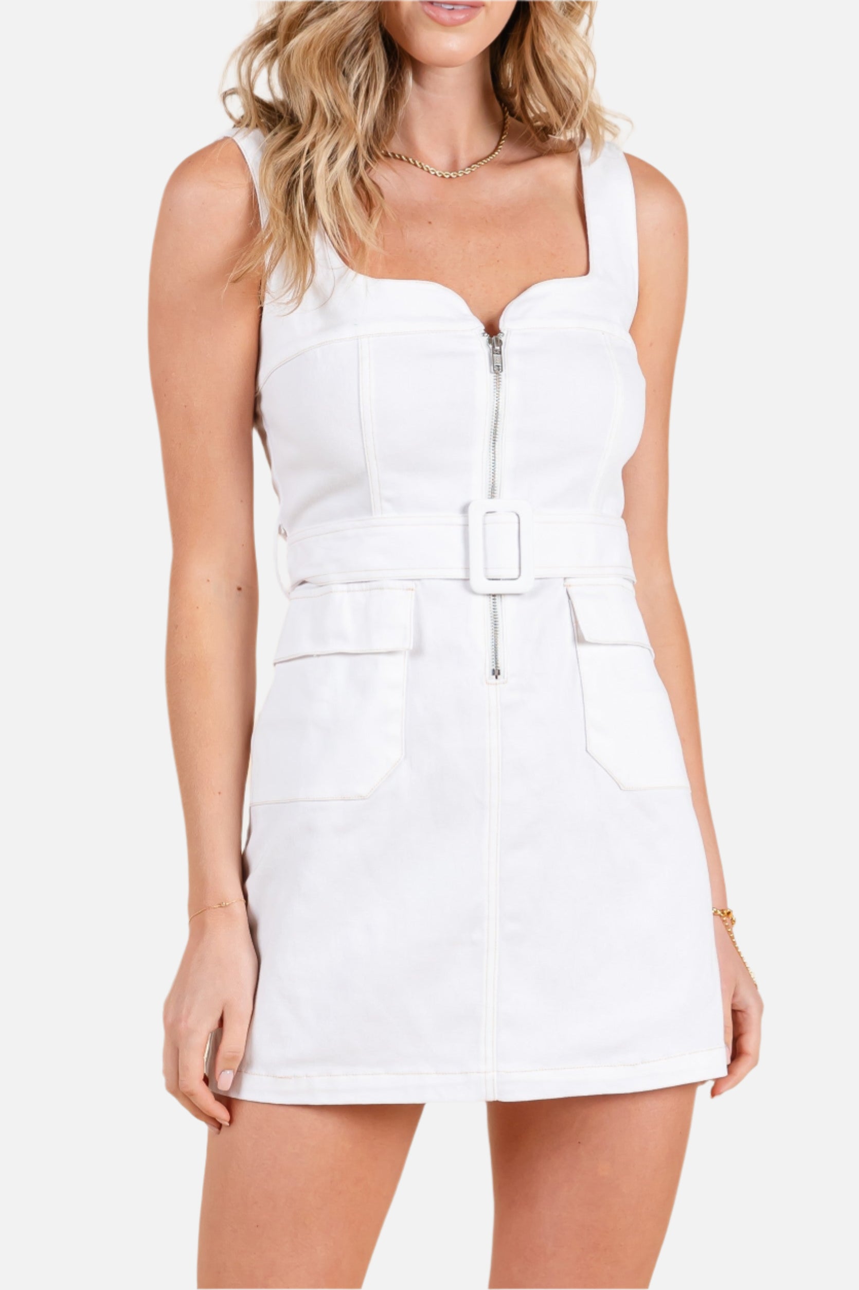 Sienna Belted Mini Dress