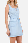 Miria Belted Mini Dress