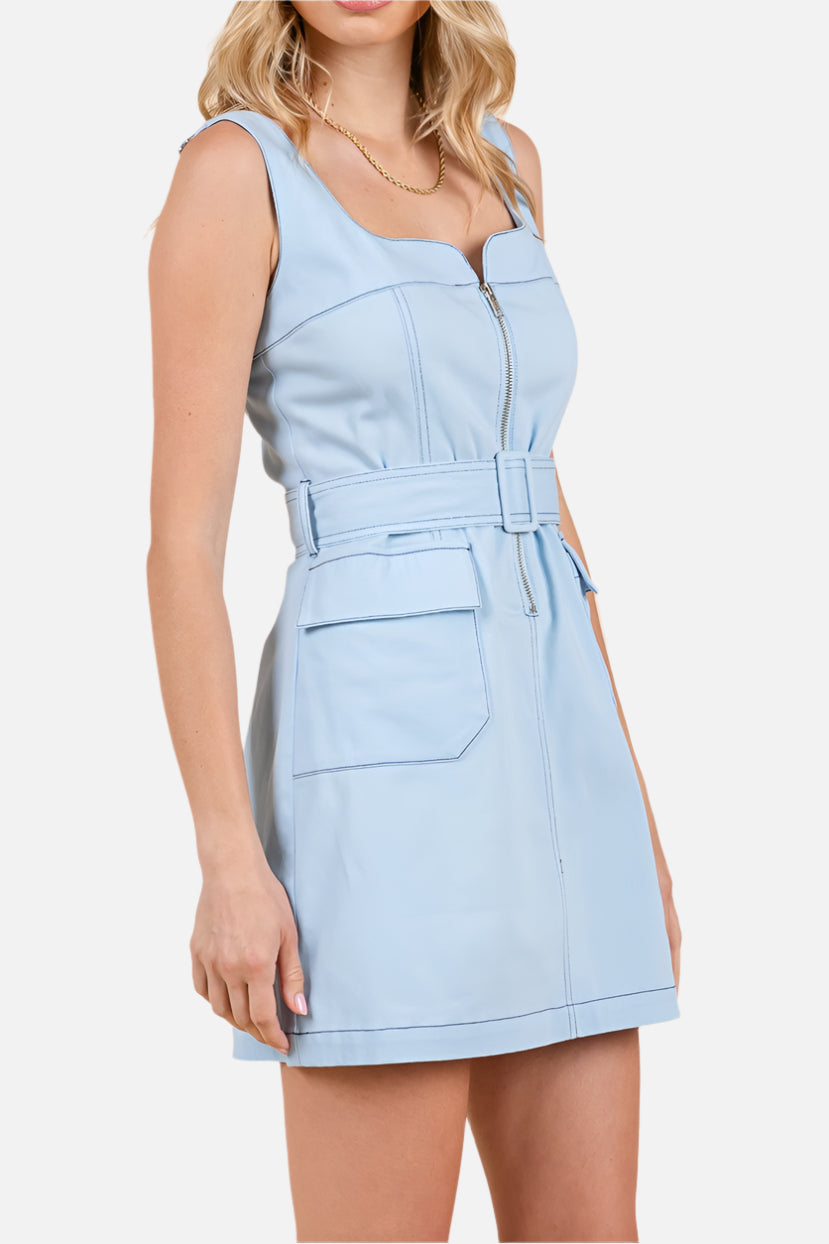 Miria Belted Mini Dress