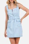 Miria Belted Mini Dress