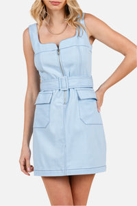 Miria Belted Mini Dress