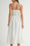 Maria Embroidery Midi Skirt Set