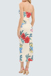 Terra Scuba Tube Floral Print Maxi Dress