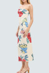 Terra Scuba Tube Floral Print Maxi Dress