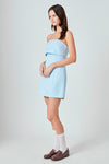 Perry Strapless Foldover Dress