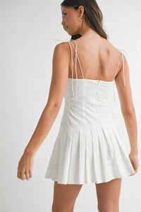 Zena Tube Pleated Mini Dress