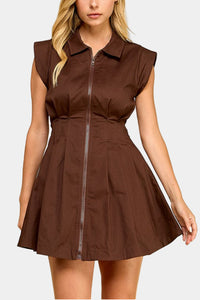 Dottie Pleated Mini Dress