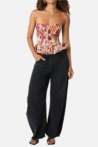 Phoebe Floral Corset Top